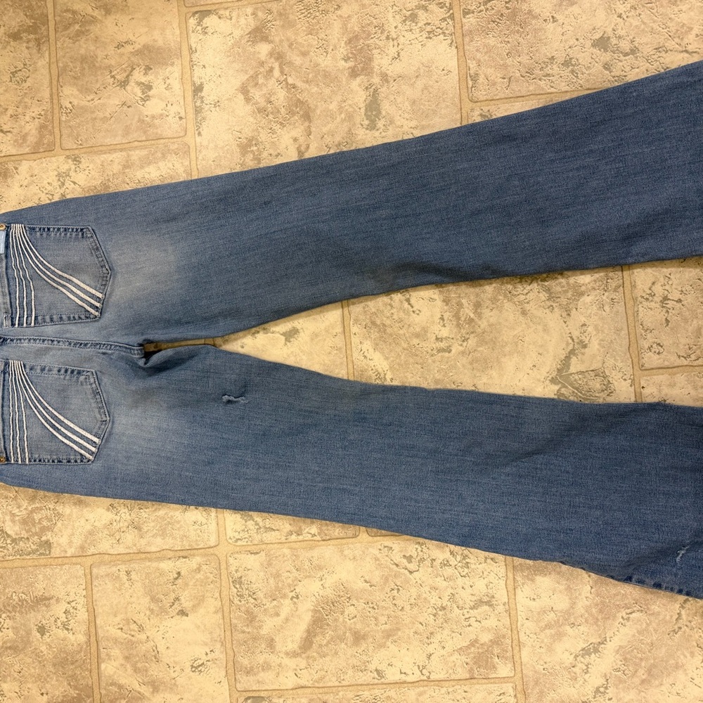 7 For All Mankind Women's Medium Blue Bootcut Jeans